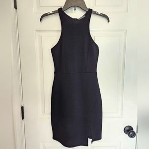 Soprano Black Bodycon Dress, Size  XS